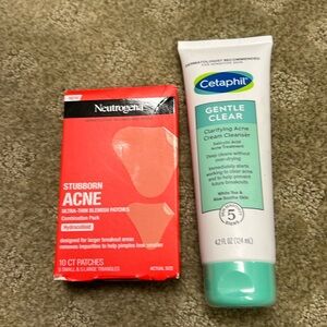 ❤️ 3 for $15.  Neutrogena patches and Cetaphil cleanser.  You get both.